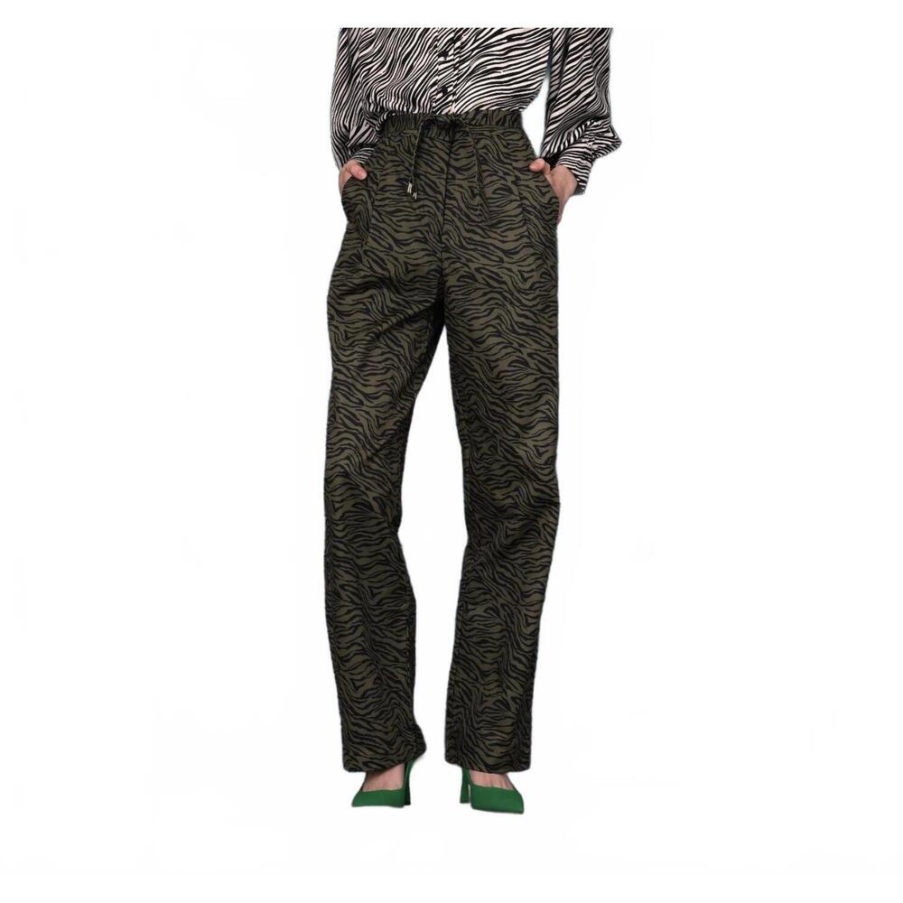 NEW GHOSPELL glacier sands belted trouser in olive / black